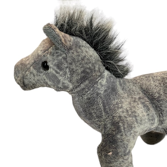 Ganz Webkinz Grey Arabian Horse Pony Plush Stuffed Animal No Code Soft Clean 10” - Picture 4 of 16